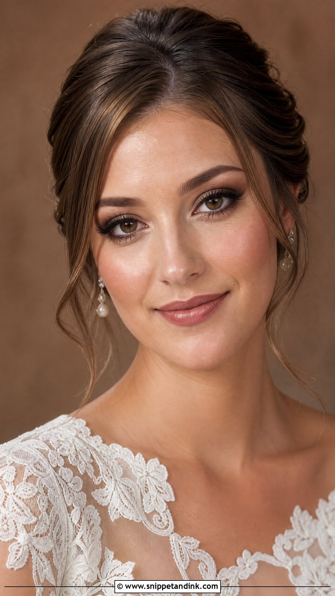 Brown Smokey Wedding Makeup Look - Snippet and Ink - 20 Simple Makeup Looks Wedding