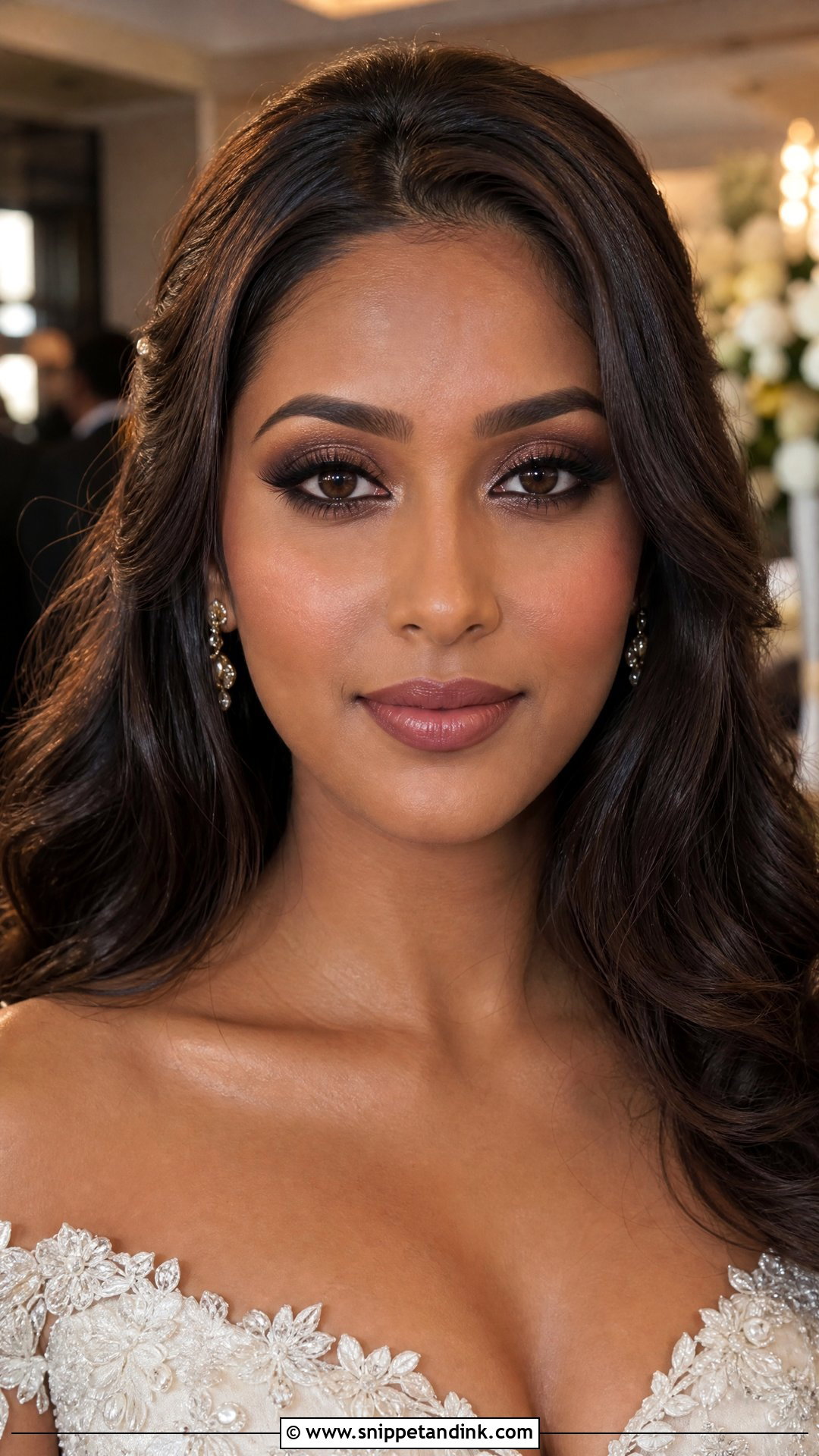 Brown Smokey Wedding Makeup for Hazel Eyes - Snippet and Ink - 20 Wedding Makeup for Hazel Eyes and Brown Hair