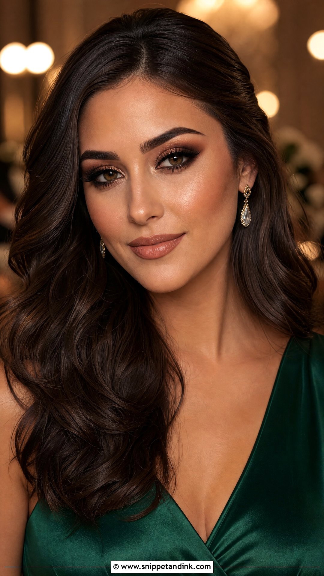 Brown Smokey Wedding Party Makeup - Snippet and Ink - 25 Wedding Party Makeup Ideas