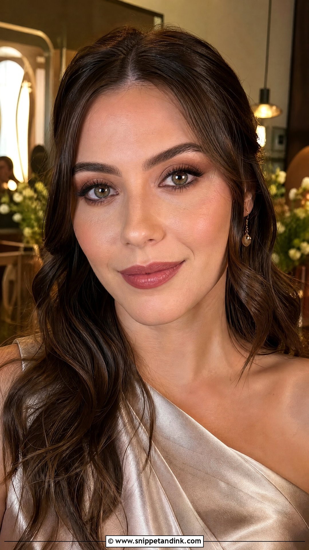Brown Smokey Wedding Party Makeup - Snippet and Ink - 25 Makeup for Wedding Party Ideas