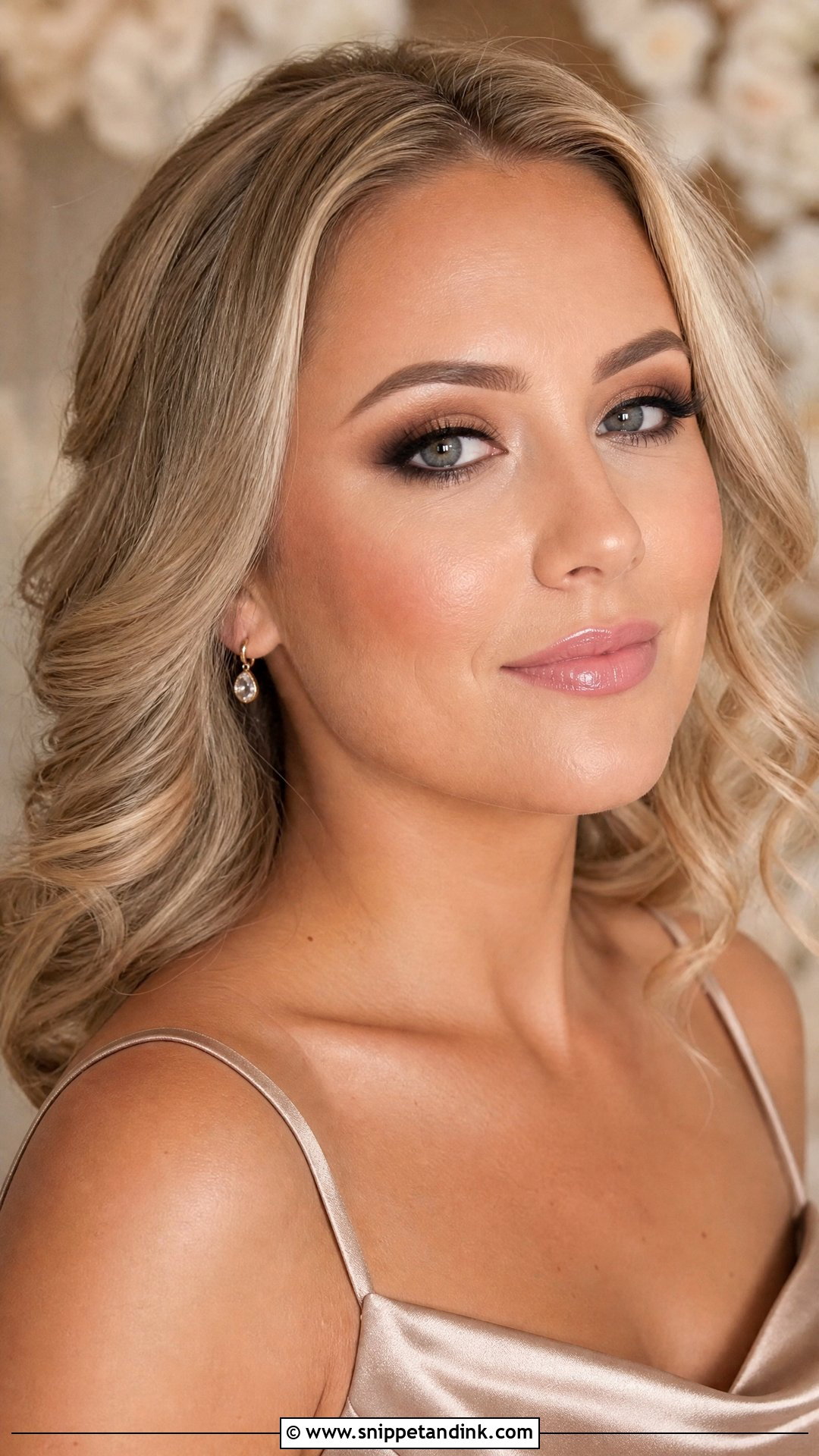 Brown Smokey Winter Wedding Makeup - Snippet and Ink - 25 Winter Wedding Makeup Ideas