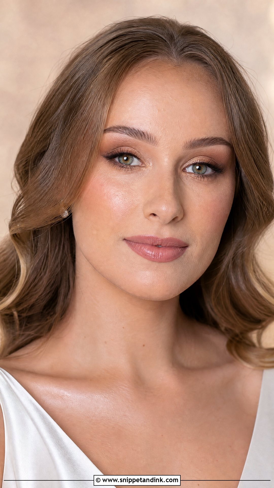 Brown Soft Glam Wedding Makeup - Snippet and Ink - 20 Brown Wedding Makeup Ideas