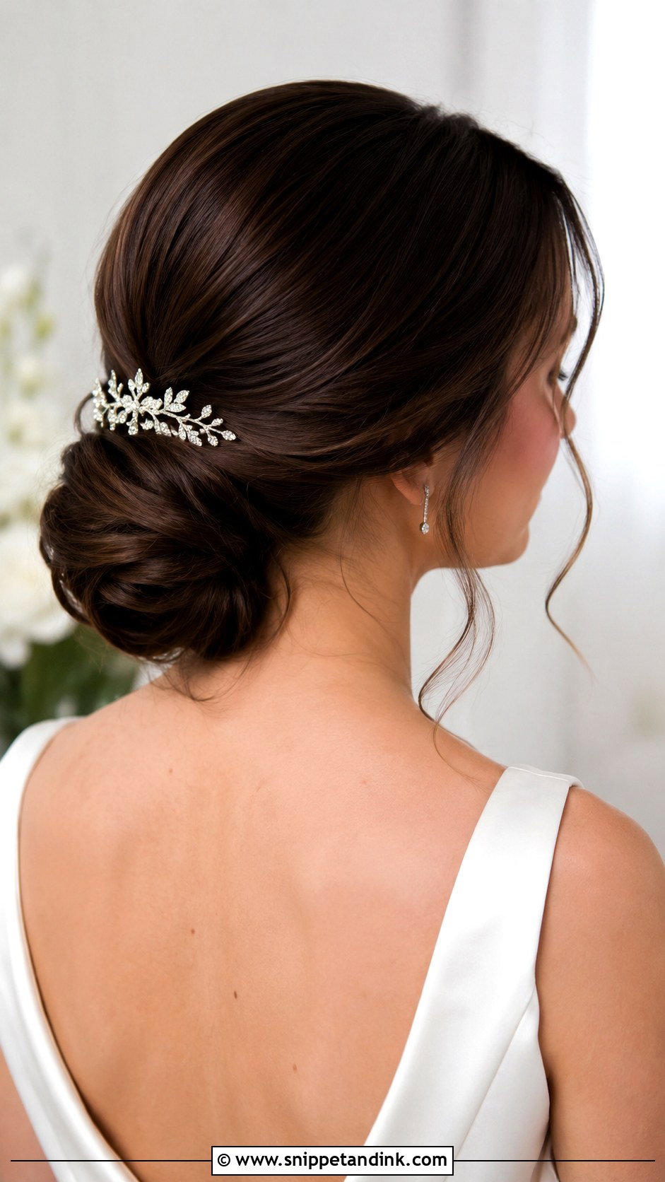 Brown Wedding Chignon - Snippet and Ink - 20 Brown Wedding Hairstyles