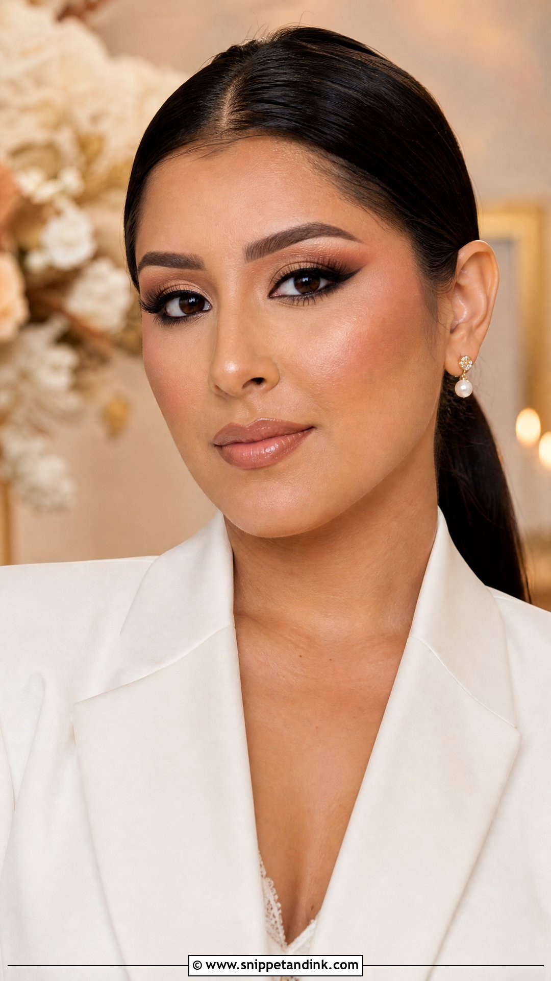 Brown Wedding Makeup - Snippet and Ink - 20 Wedding Make Ideas