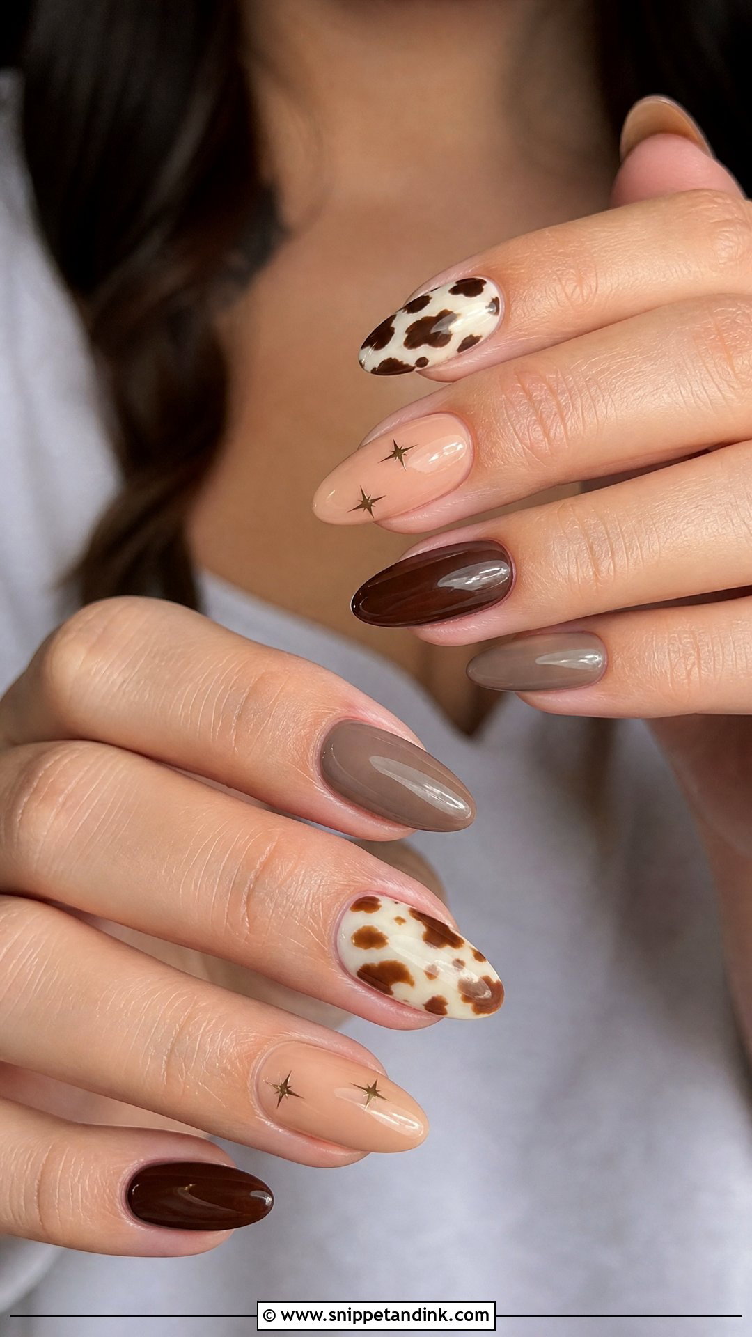 Brown Western Wedding Nails - Snippet and Ink - 25 Western Wedding Nails