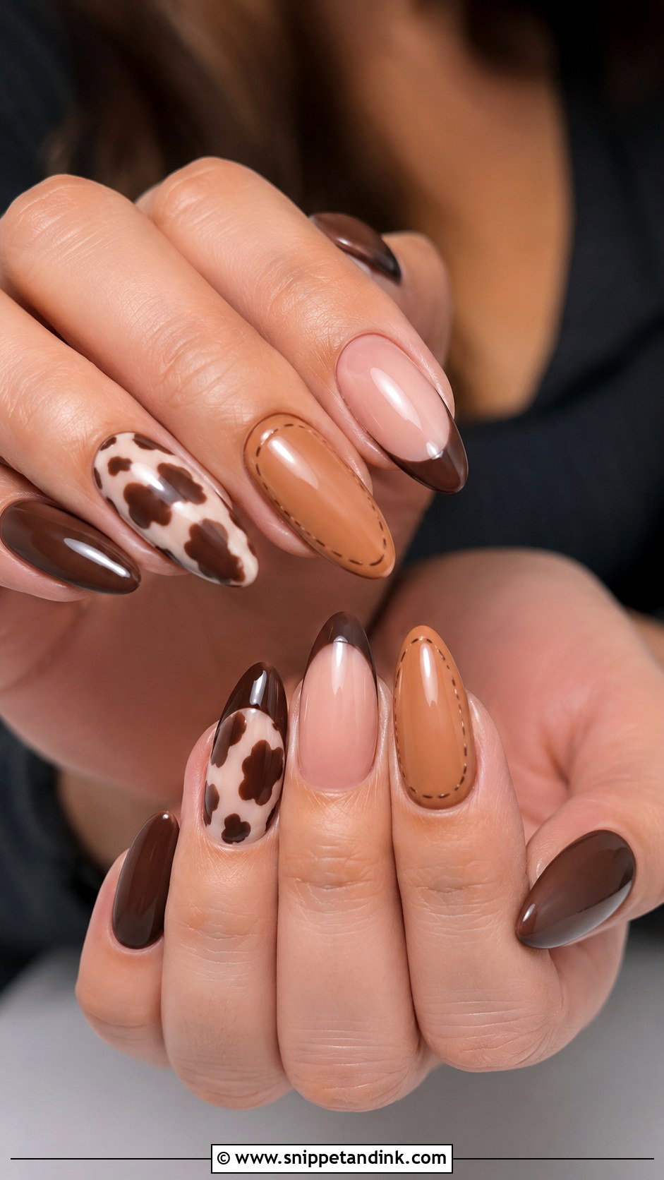 Brown Western Wedding Nails - Snippet and Ink - 20 Western Wedding Nails for Bride