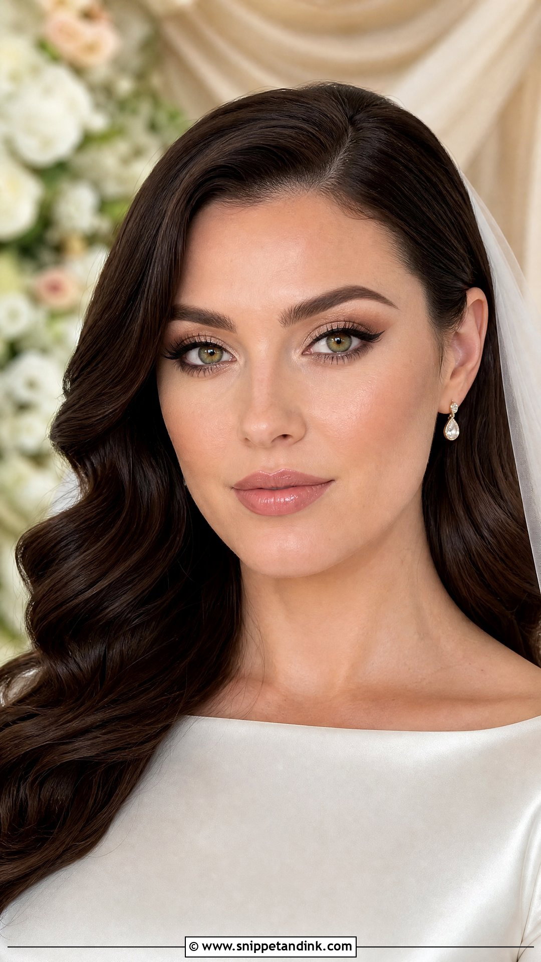 Brown Wing Bridal Makeup For Green Eyes Brunette - Snippet and Ink - 25 Bridal Makeup for Green Eyes Brunette