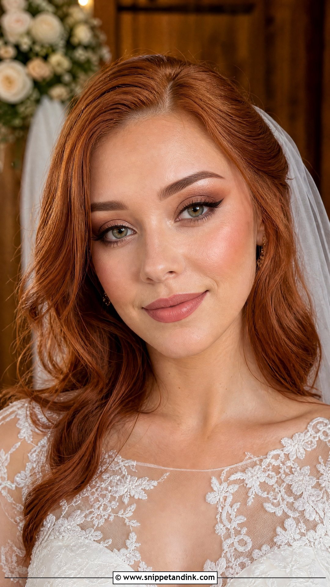 Brown Winged Eyeliner Bridal Makeup - Snippet and Ink - 20 Bridal Makeup Winged Eyeliner Ideas