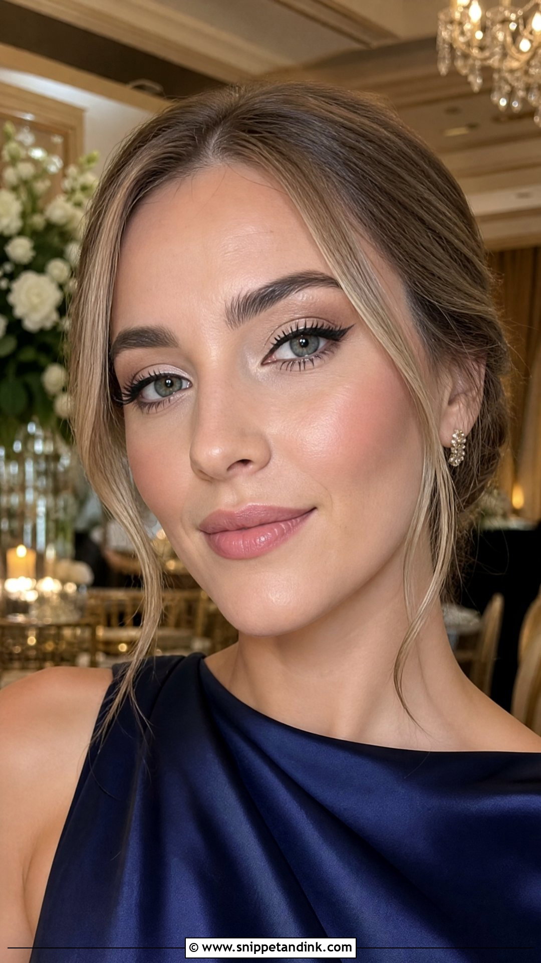 Brown Winged Liner Makeup For Brown Eyes - Snippet and Ink - 20 Natural Wedding Guest Makeup for Brown Eyes