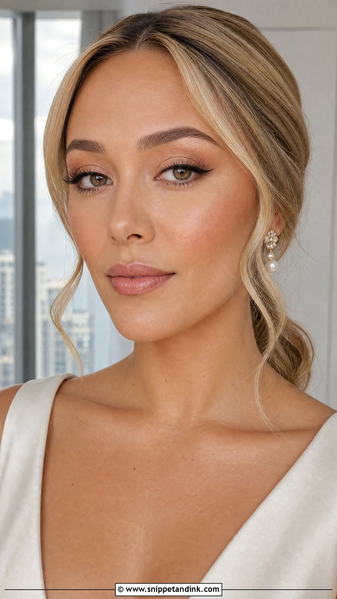 Brown Winged Liner Wedding Makeup For Olive Skin - Snippet and Ink - 20 Wedding Makeup Olive Skin Ideas