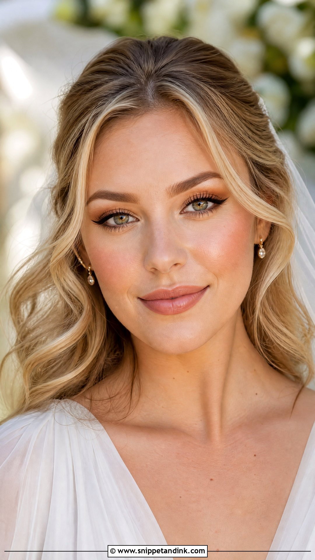 Brown Winged Wedding Eyeliner - Snippet and Ink - 20 Wedding Makeup Eyeliner Ideas