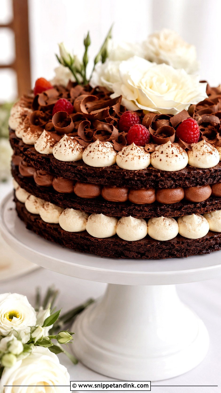 Brownie Wedding Layered Cookie Cake - Snippet and Ink - 30 Wedding Layered Cookie Cake Ideas
