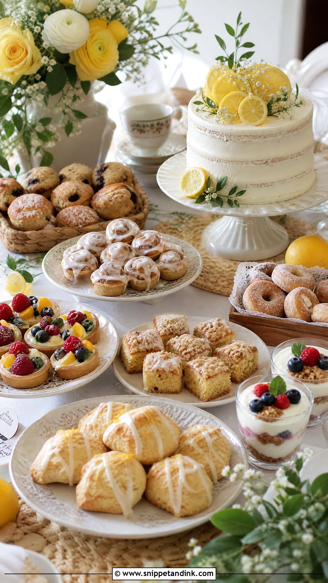 Brunch Wedding Dessert Table - Snippet and Ink - 30 Wedding Dessert Table Ideas