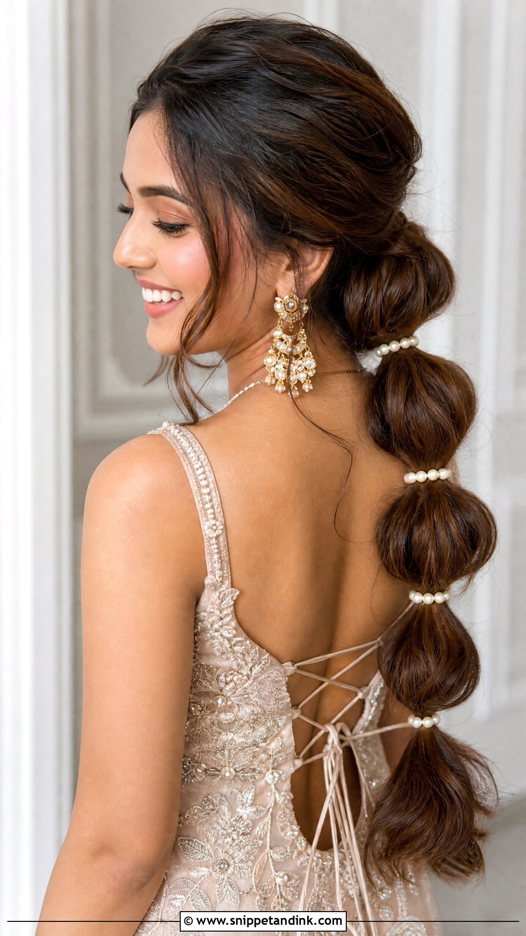 Bubble Braid - Snippet and Ink - 20 Roka Hairstyle for Bride Ideas