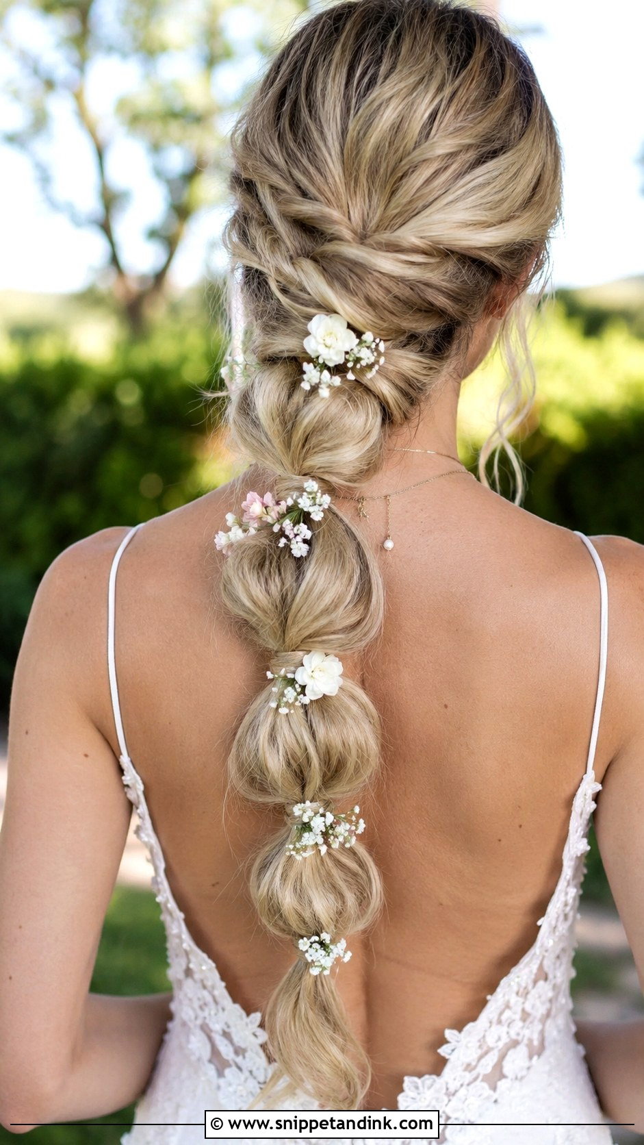 Bubble Braid Boho Look - Snippet and Ink - 25 Boho Bride Hair Ideas