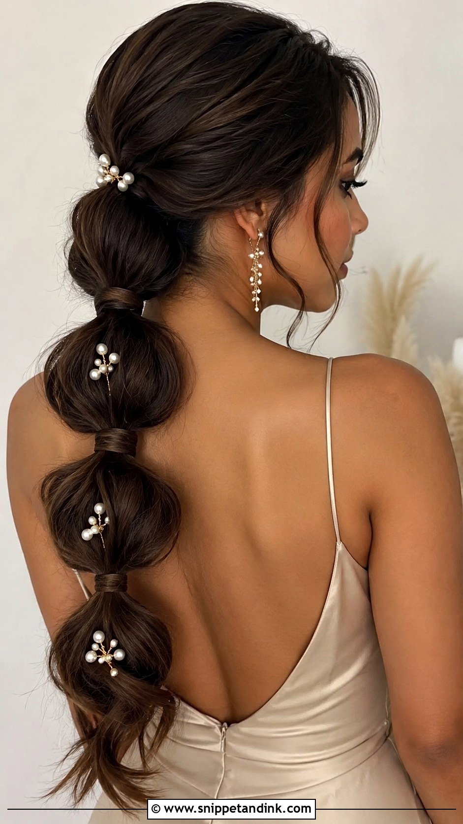 Bubble Braid For Bridesmaids Wedding Hair - Snippet and Ink - 20 Bubble Braid Wedding Hair Ideas