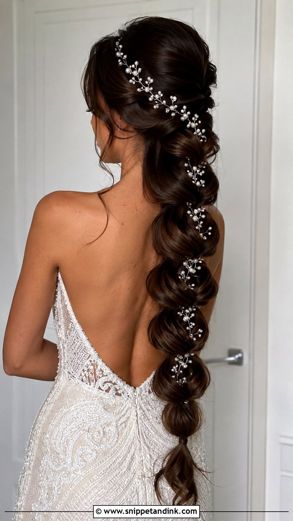 Bubble Braid For Long Wedding Hair - Snippet and Ink - 20 Bubble Braid Wedding Hair Ideas