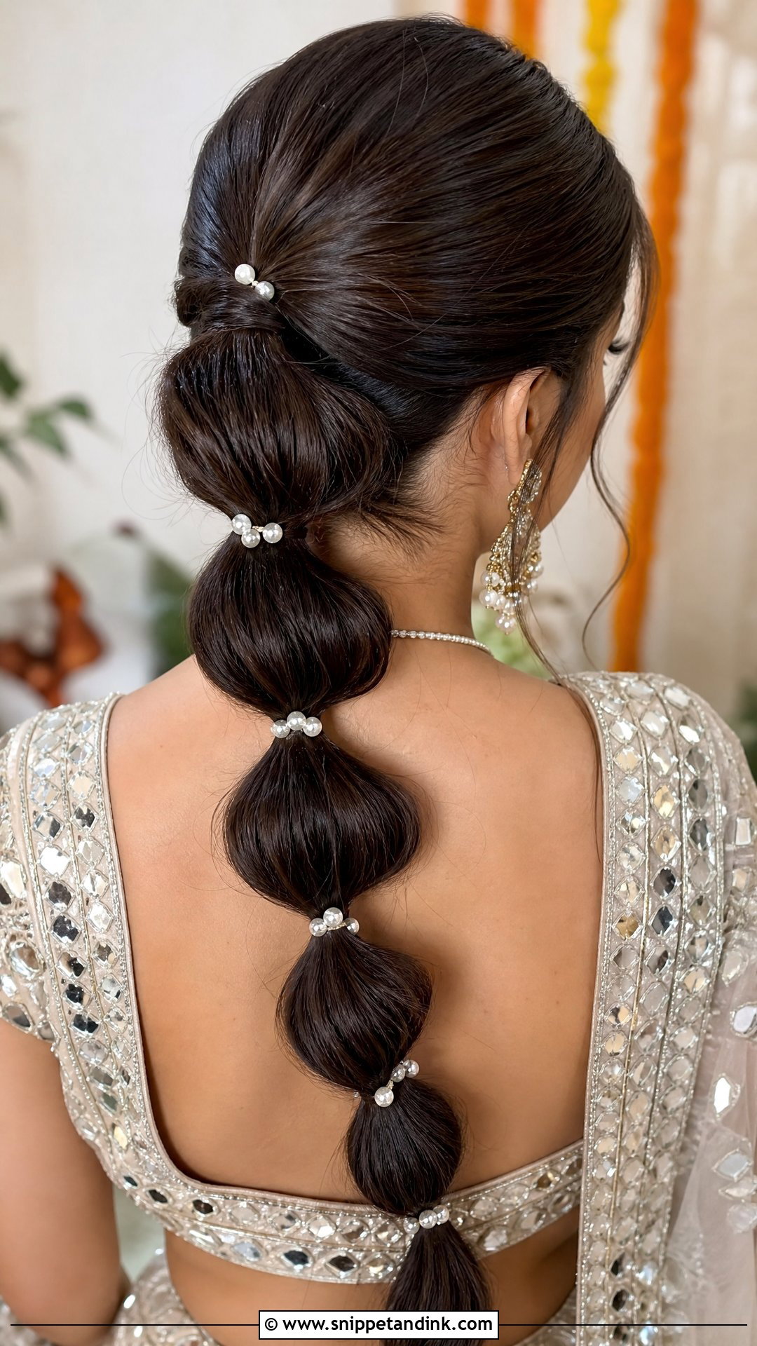 Bubble Braid Indian Wedding - Snippet and Ink - 15 Braid Hairstyle Indian Wedding Ideas