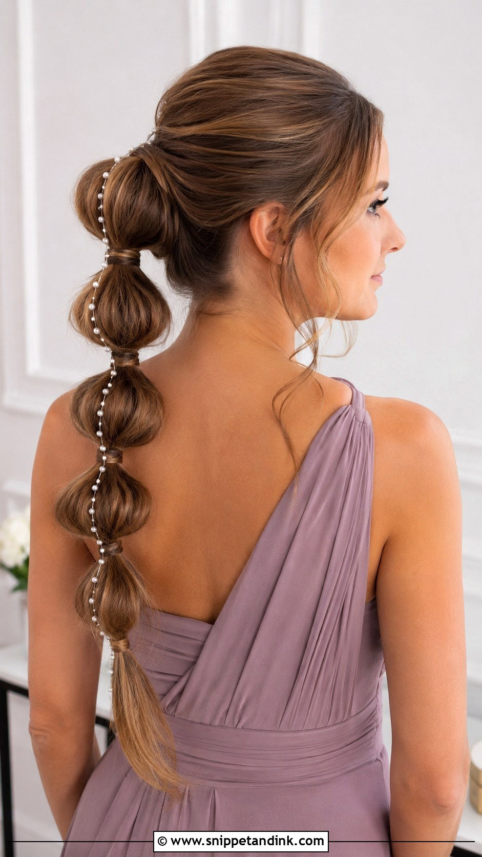 Bubble Braid Ponytail - Snippet and Ink - 25 Wedding Party Hairstyles