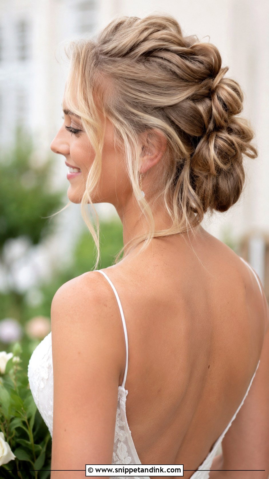 Bubble Braid Updo - Snippet and Ink - 25 Wedding Hair Updo Front View Ideas