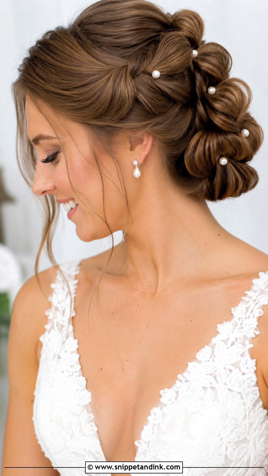 Bubble Braid Updo for Brides - Snippet and Ink - 30 Bride Updo Hairstyles