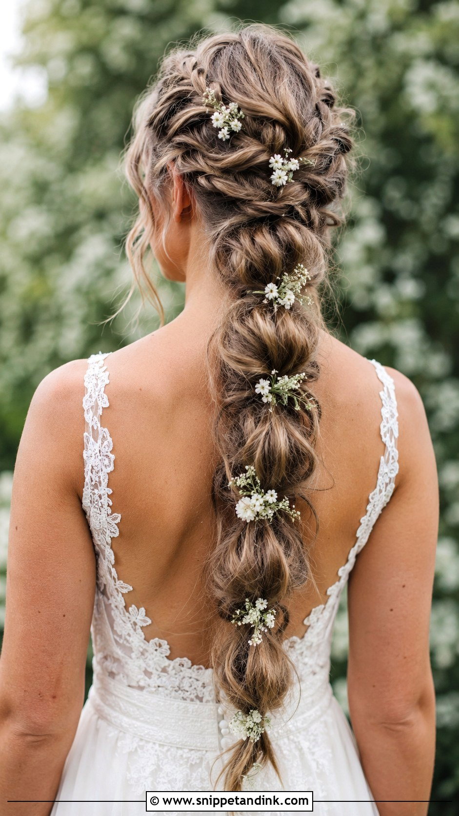 Bubble Braid Viking Wedding Hair - Snippet and Ink - 25 Viking Bridal Hair Ideas