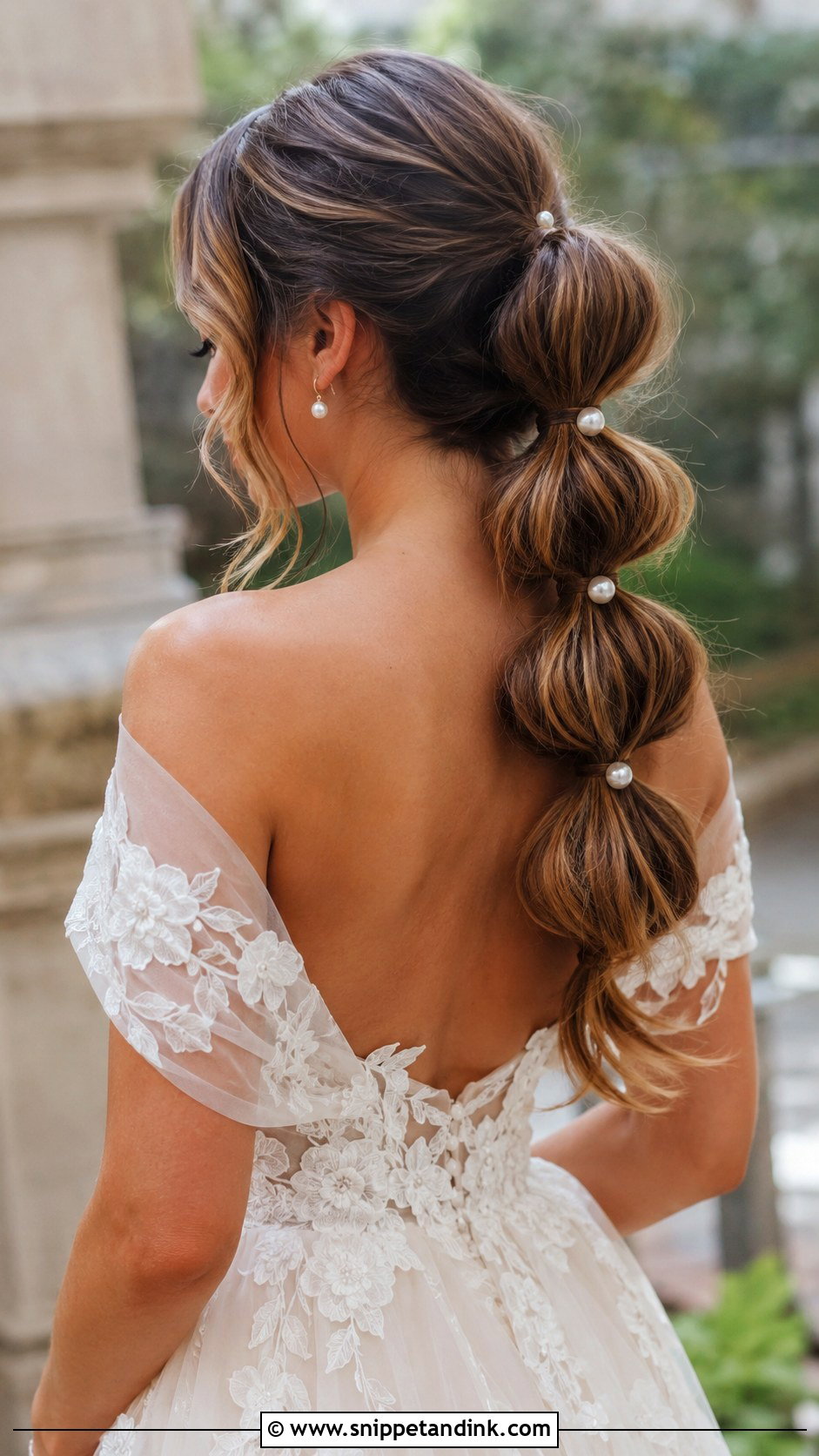 Bubble Braid Wedding Hairstyle - Snippet and Ink - 20 Long Hairstyle for Wedding Ideas