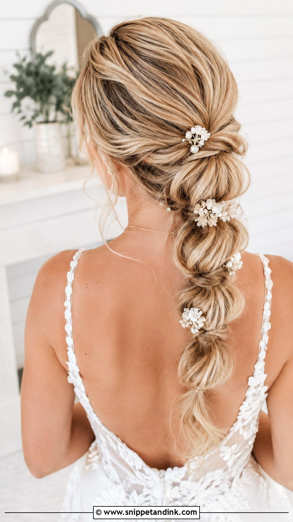 Bubble Braid Wedding Hairstyle - Snippet and Ink - 20 Western Wedding Hairstyles