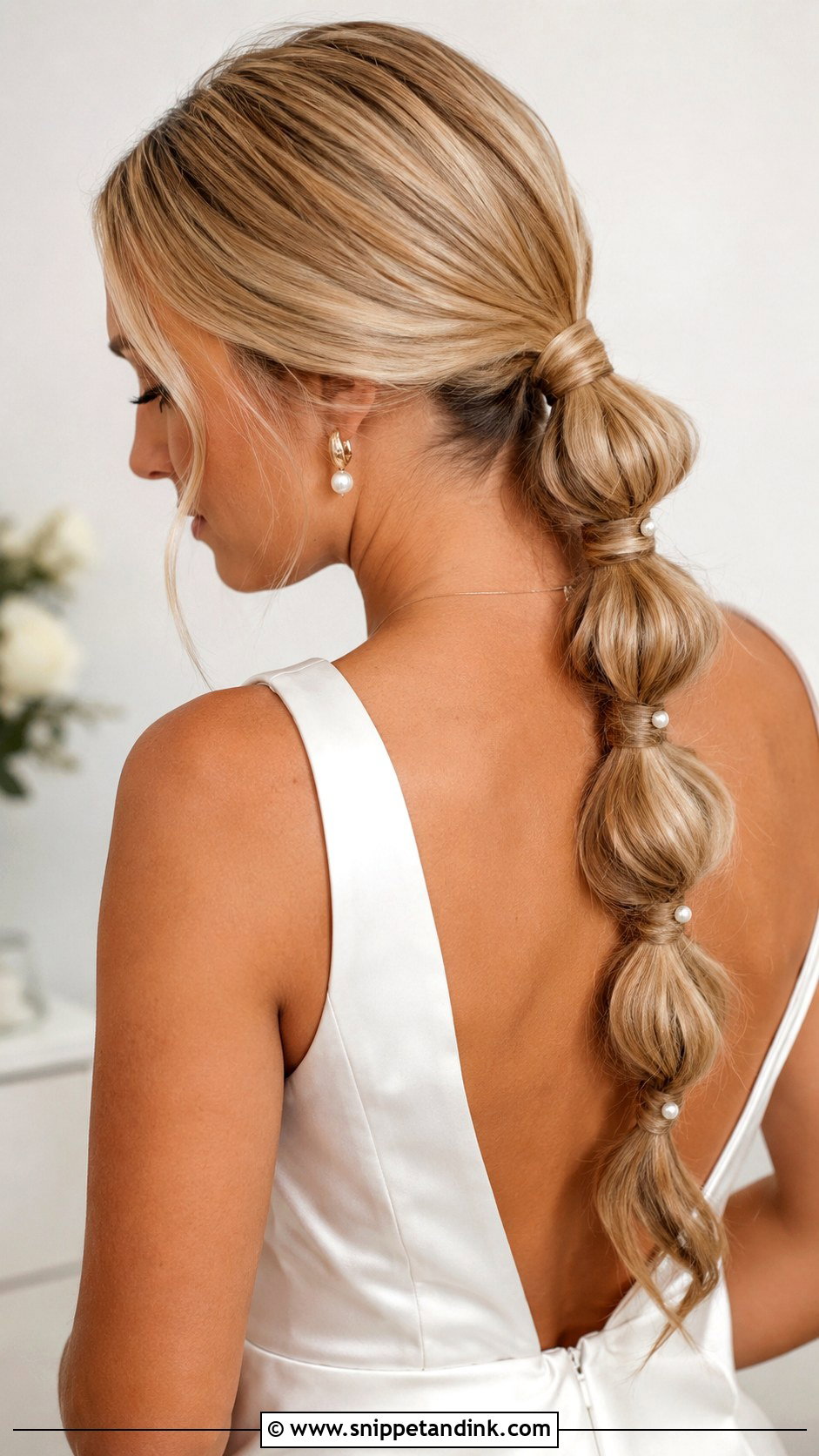 Bubble Braid Wedding Hairstyle - Snippet and Ink - 15 Pack Hairstyle for Wedding Ideas
