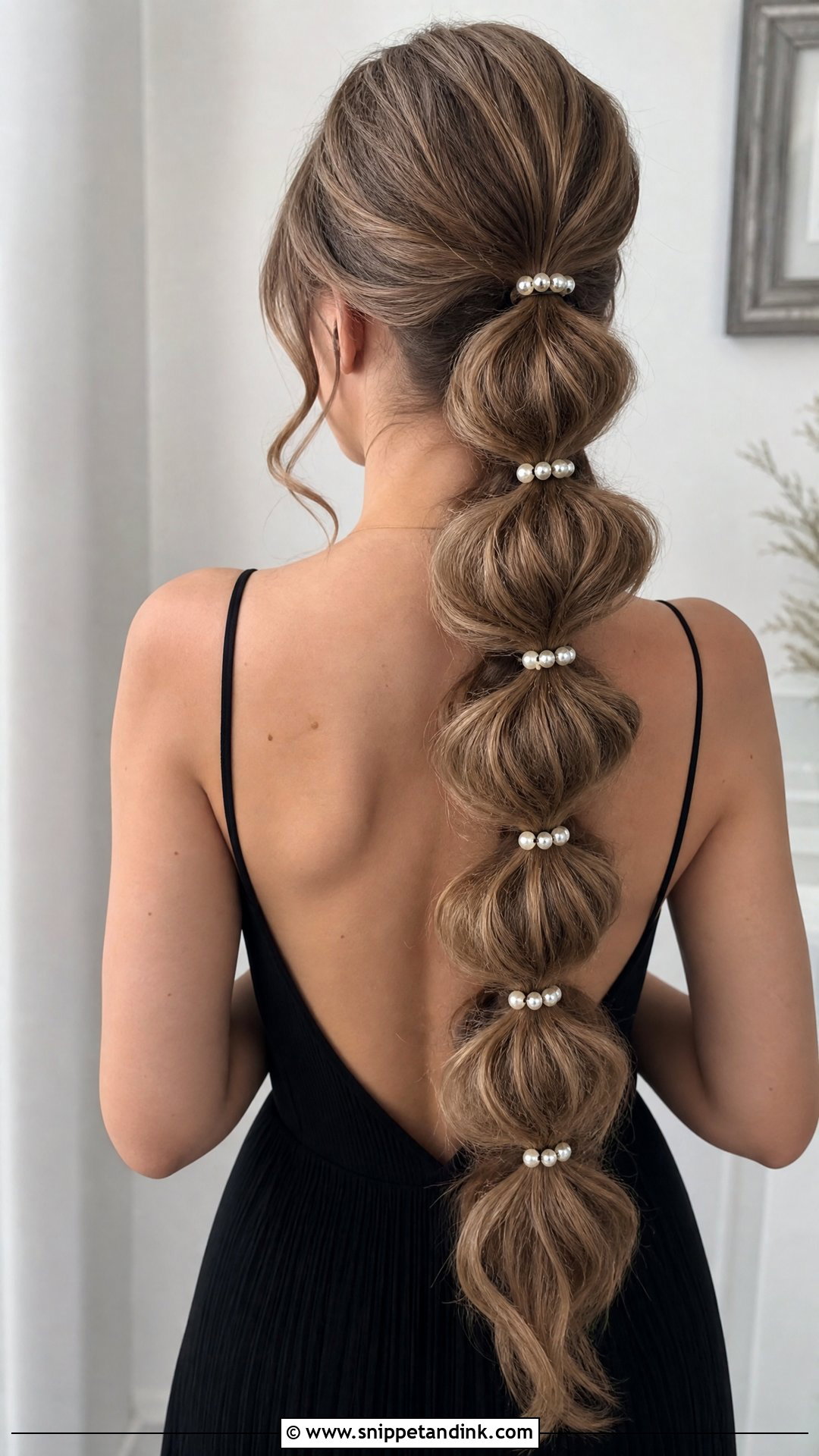 Bubble Braid for Long Hair - Snippet and Ink - 20 Wedding Guest Hair Long Ideas