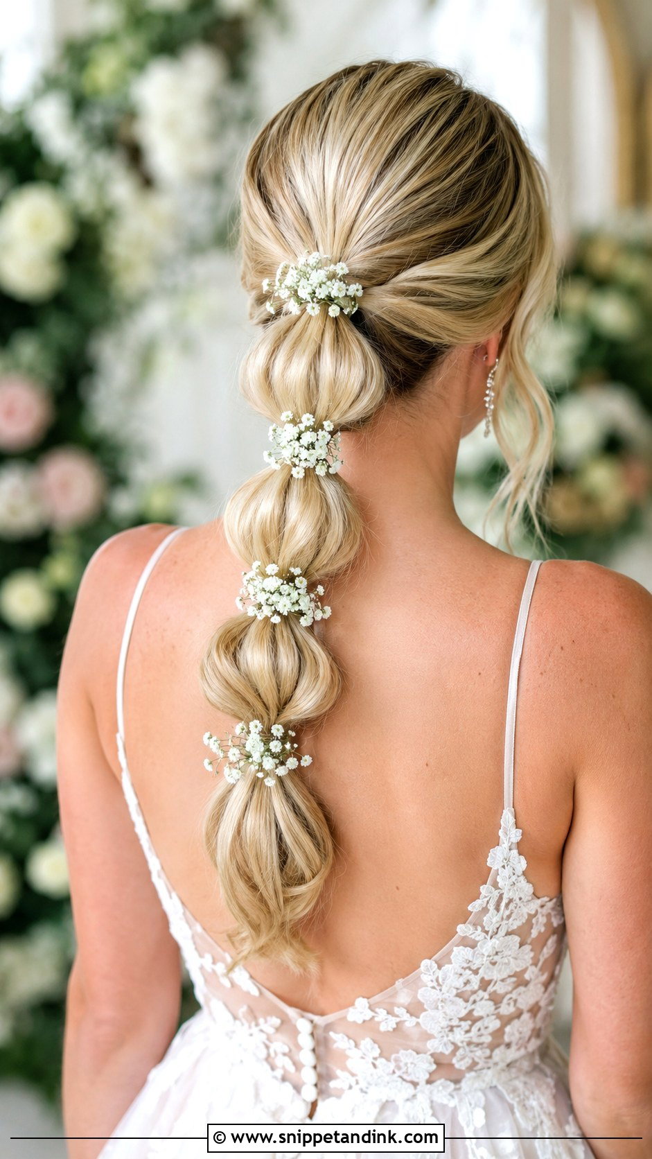Bubble Braid for Summer Brides - Snippet and Ink - 25 Summer Wedding Hairstyles