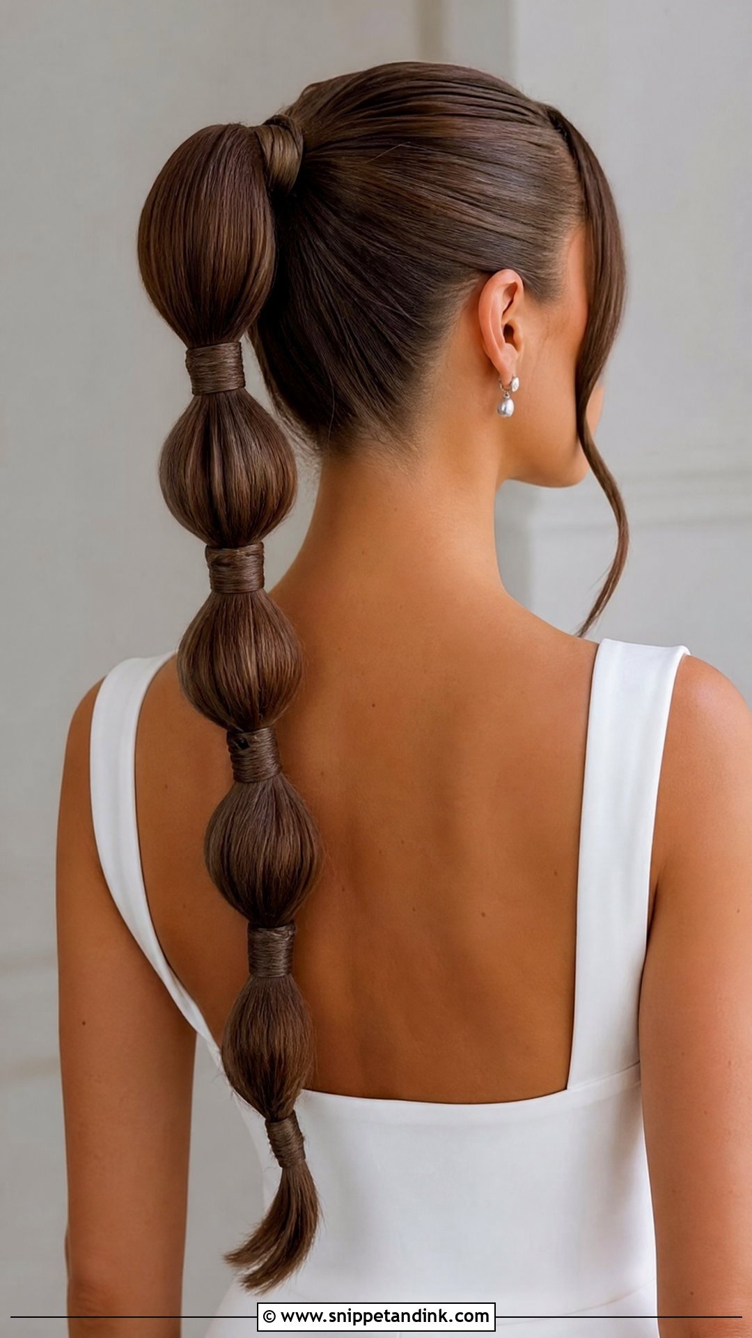 Bubble Bridal Ponytail - Snippet and Ink - 15 Bridal Pony Hairstyles