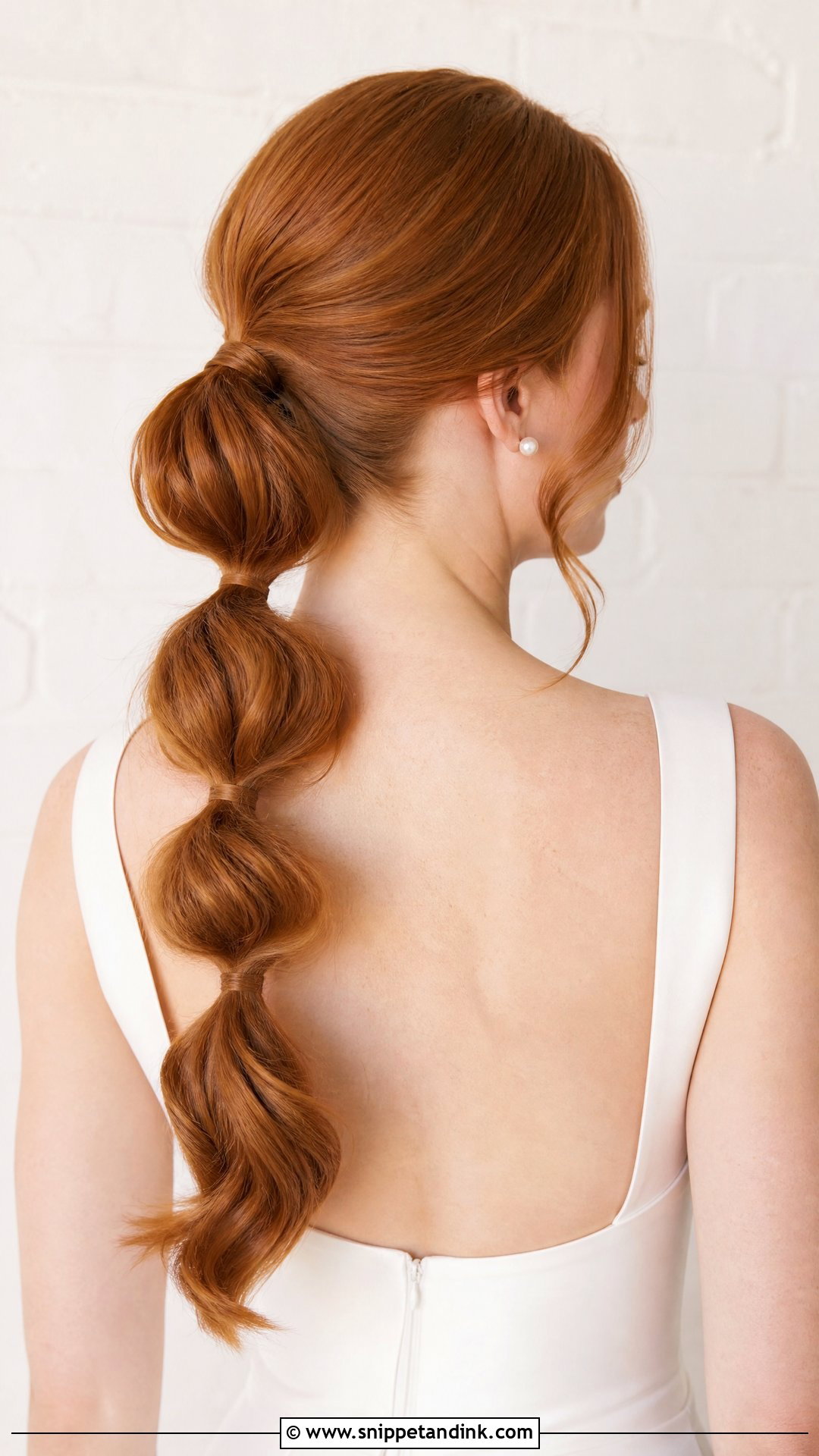 Bubble Bridal Ponytail - Snippet and Ink - 15 Bridal Hairstyle Ponytail Ideas