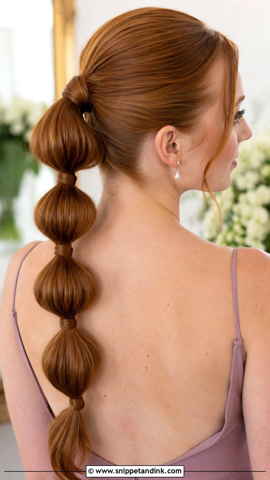 Bubble Bridesmaid High Ponytail - Snippet and Ink - 25 Bridesmaid High Ponytail Ideas