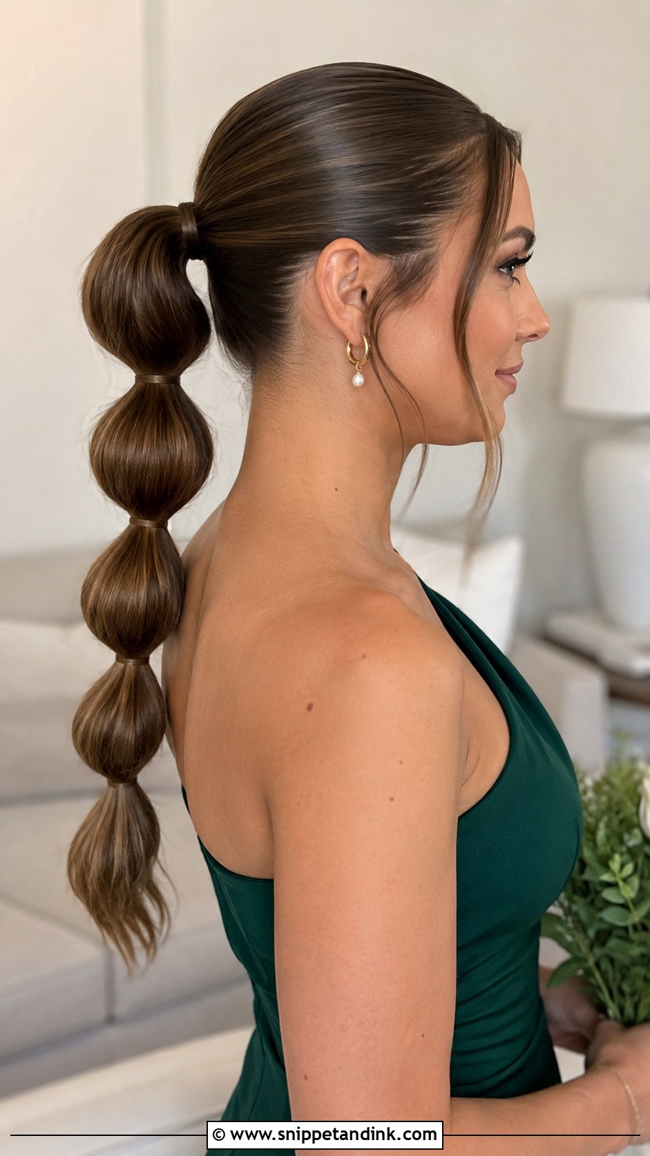 Bubble Bridesmaid Ponytail - Snippet and Ink - 30 Bridesmaid Hair Ponytail Ideas
