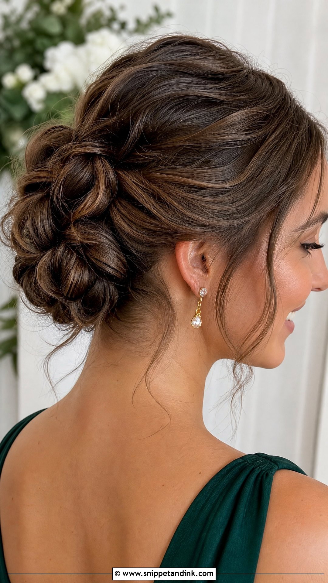 Bubble Bun for Wedding Guest - Snippet and Ink - 20 Bun for Wedding Guest Ideas
