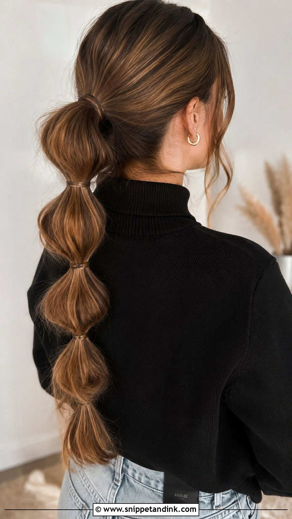 Bubble Ponytail - Snippet and Ink - 30 Hairstyle for Engagement Ideas
