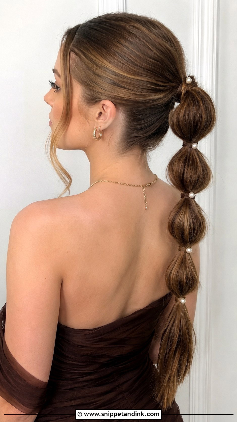 Bubble Ponytail - Snippet and Ink - 35 Wedding Guest Hair Ideas