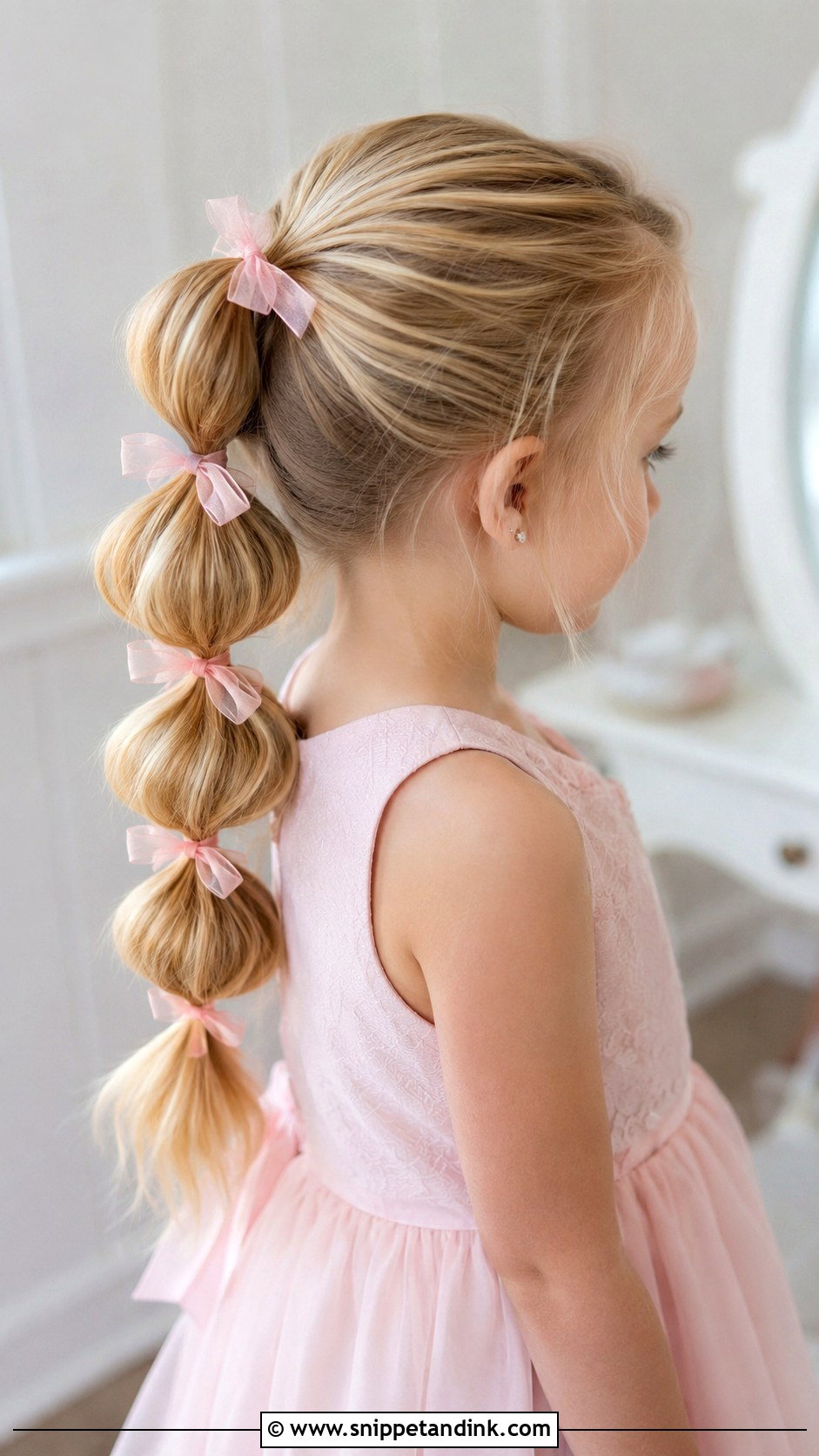 Bubble Ponytail - Snippet and Ink - 20 Kid Wedding Hairstyles