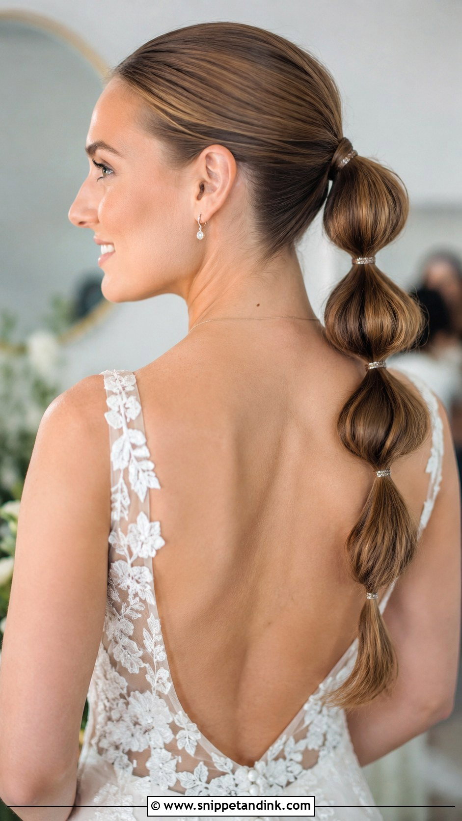 Bubble Ponytail Bridal Look - Snippet and Ink - 30 Hairstyles for Bride