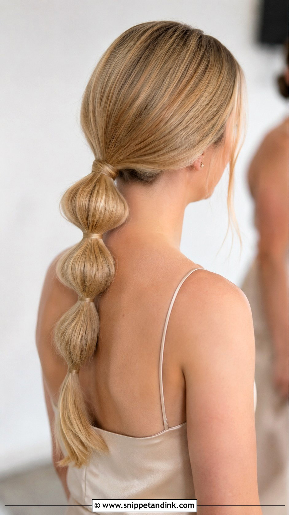 Bubble Ponytail Bridesmaid Hair - Snippet and Ink - 25 Simple Bridesmaid Hairdo Ideas