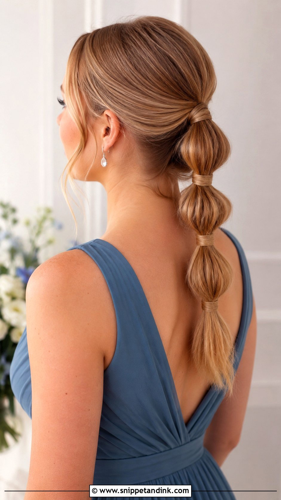 Bubble Ponytail Bridesmaid Hairstyle - Snippet and Ink - 25 Easy Bridesmaid Hairstyles