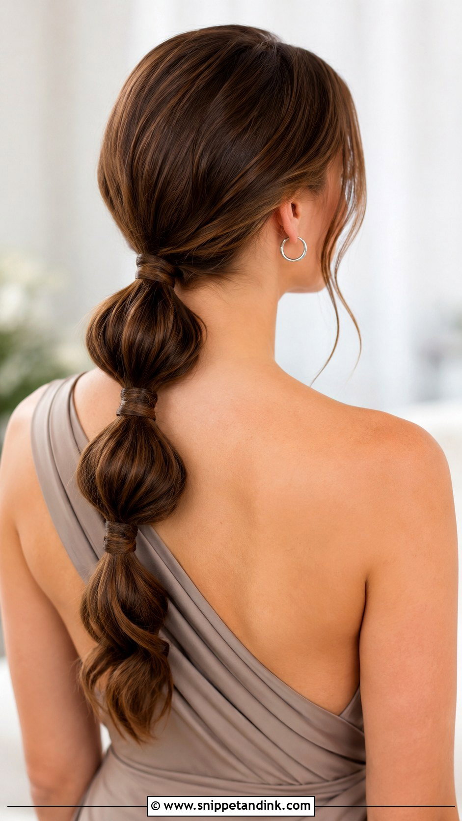 Bubble Ponytail Bridesmaid Hairstyle - Snippet and Ink - 30 Bridesmaid Hairstyles for Long Hair