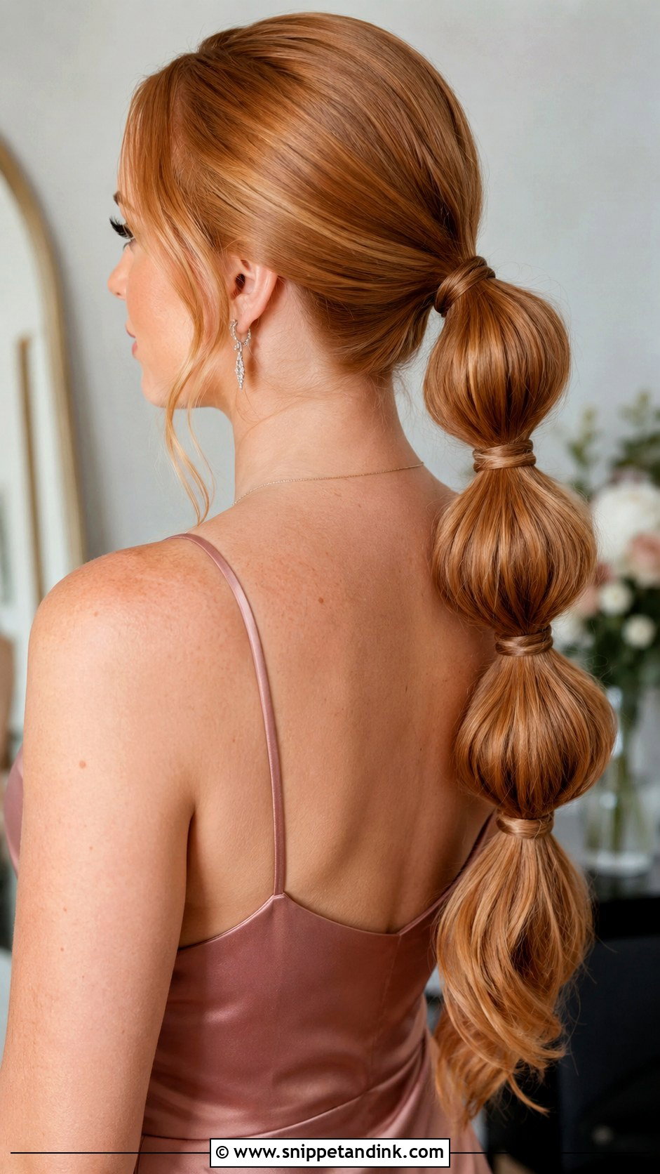 Bubble Ponytail Bridesmaid Hairstyle - Snippet and Ink - 30 Hairstyle for Bridesmaid Ideas