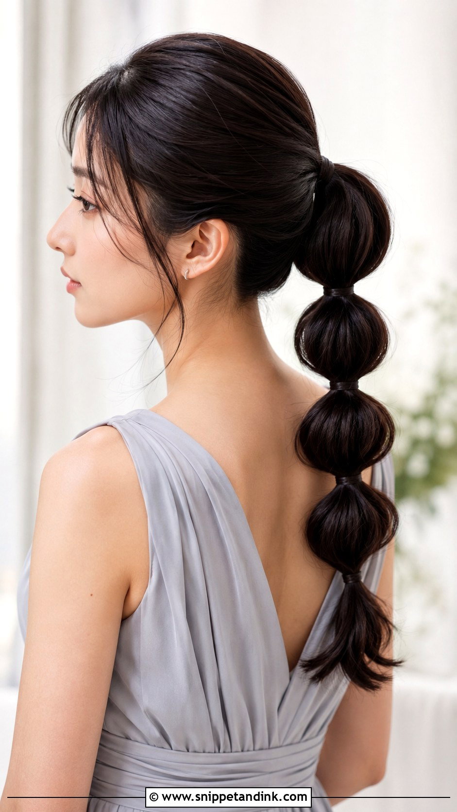 Bubble Ponytail Bridesmaid Updo For Long Hair - Snippet and Ink - 20 Bridesmaid Hair Updo Long Ideas