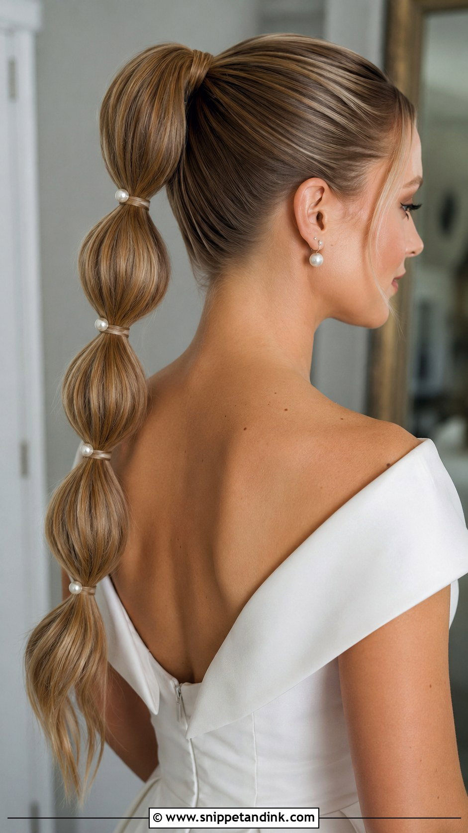 Bubble Ponytail Engagement Hairstyle - Snippet and Ink - 20 Bridal Hairstyle for Engagement Ideas