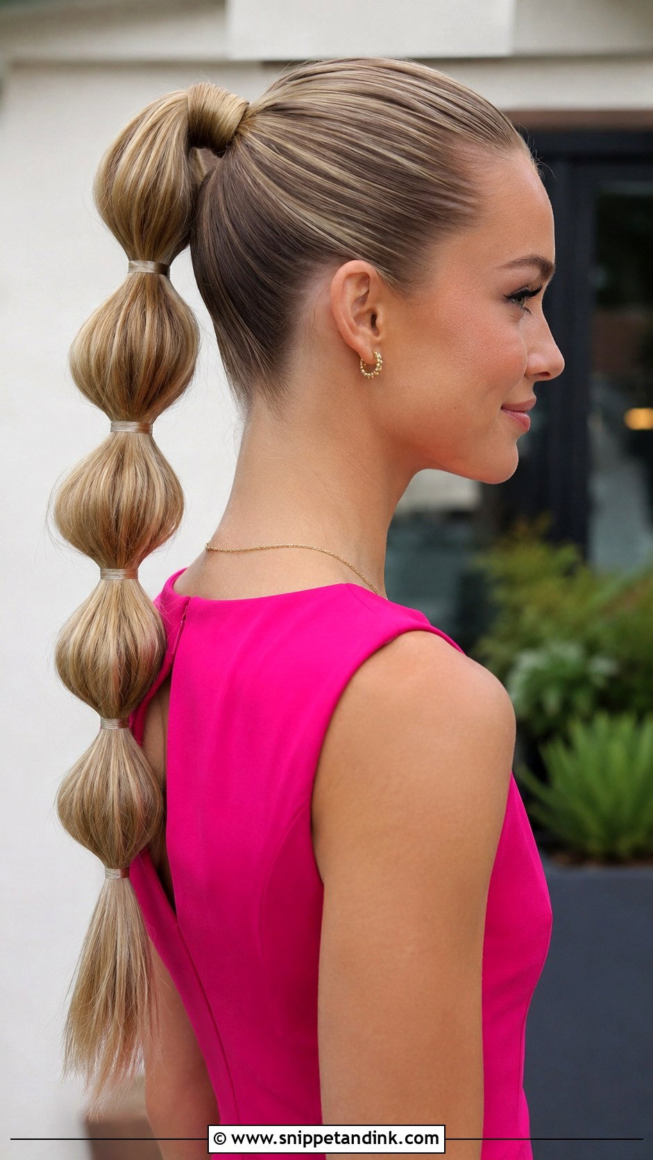 Bubble Ponytail For Wedding Guest - Snippet and Ink - 20 Hair Inspiration Wedding Guest Ideas