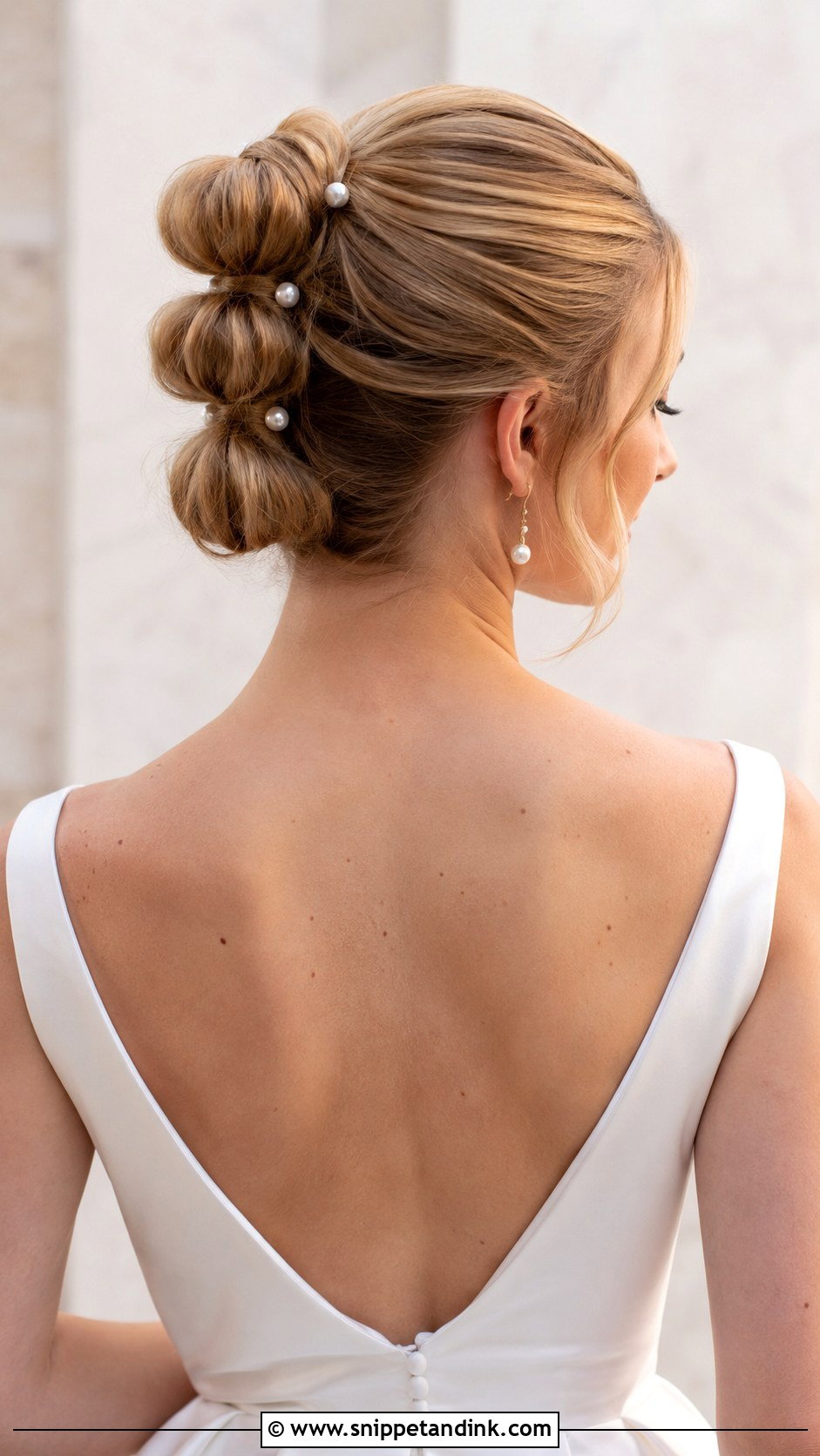 Bubble Ponytail Updo - Snippet and Ink - 20 Up Do Wedding Hairstyles