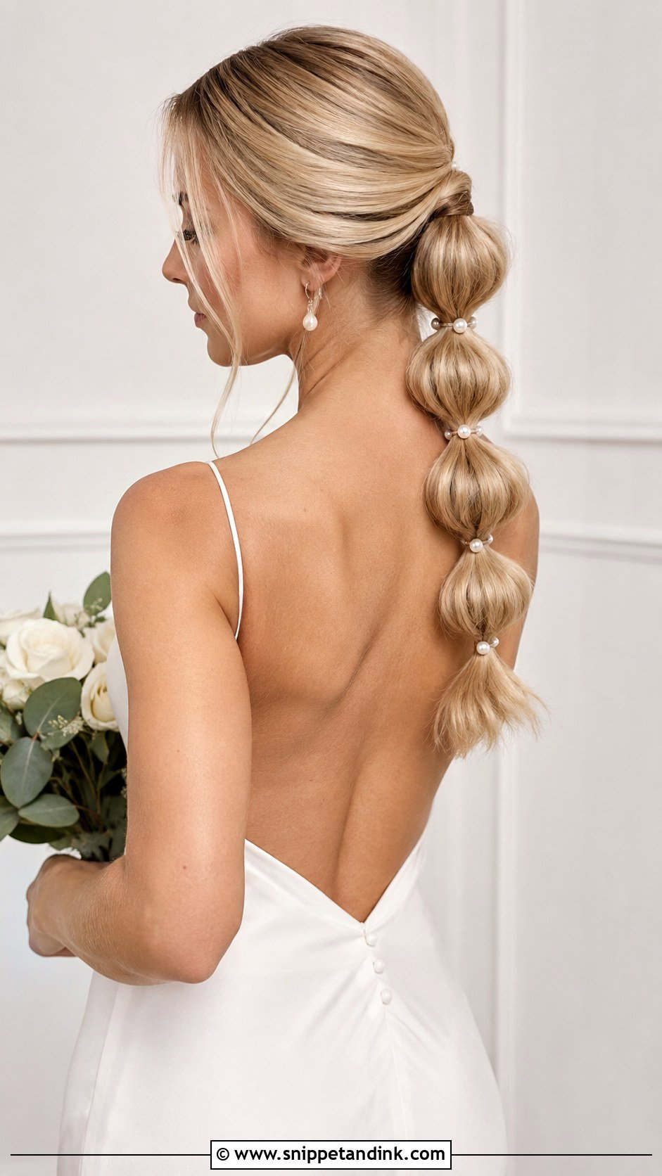 Bubble Ponytail Updo - Snippet and Ink - 25 Ponytail Updo Wedding Ideas