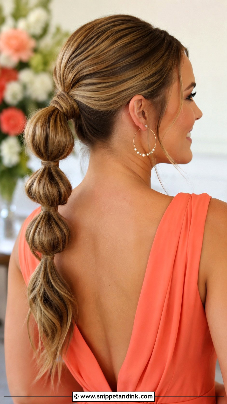 Bubble Ponytail Wedding Guest Hair - Snippet and Ink - 20 Easy Wedding Guest Hairstyles Long Hair
